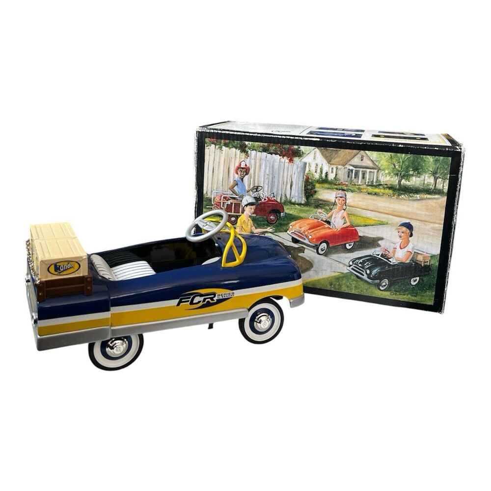 Bandag Crown Premiums 1948 BMC Pedal Car Stake Truck Diecast Bank
